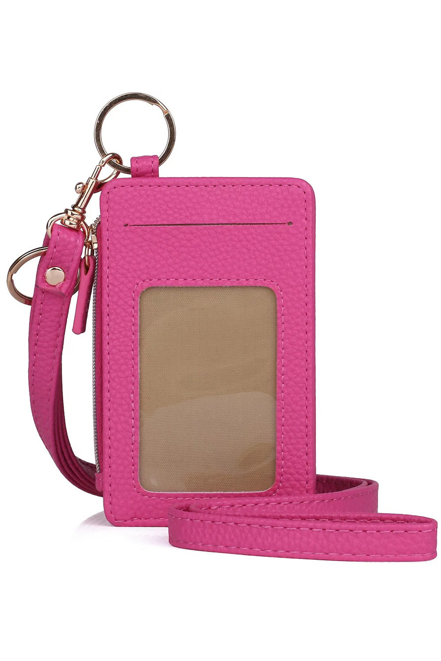 Julia Buxton Solid Everywhere Lanyard Fuschia